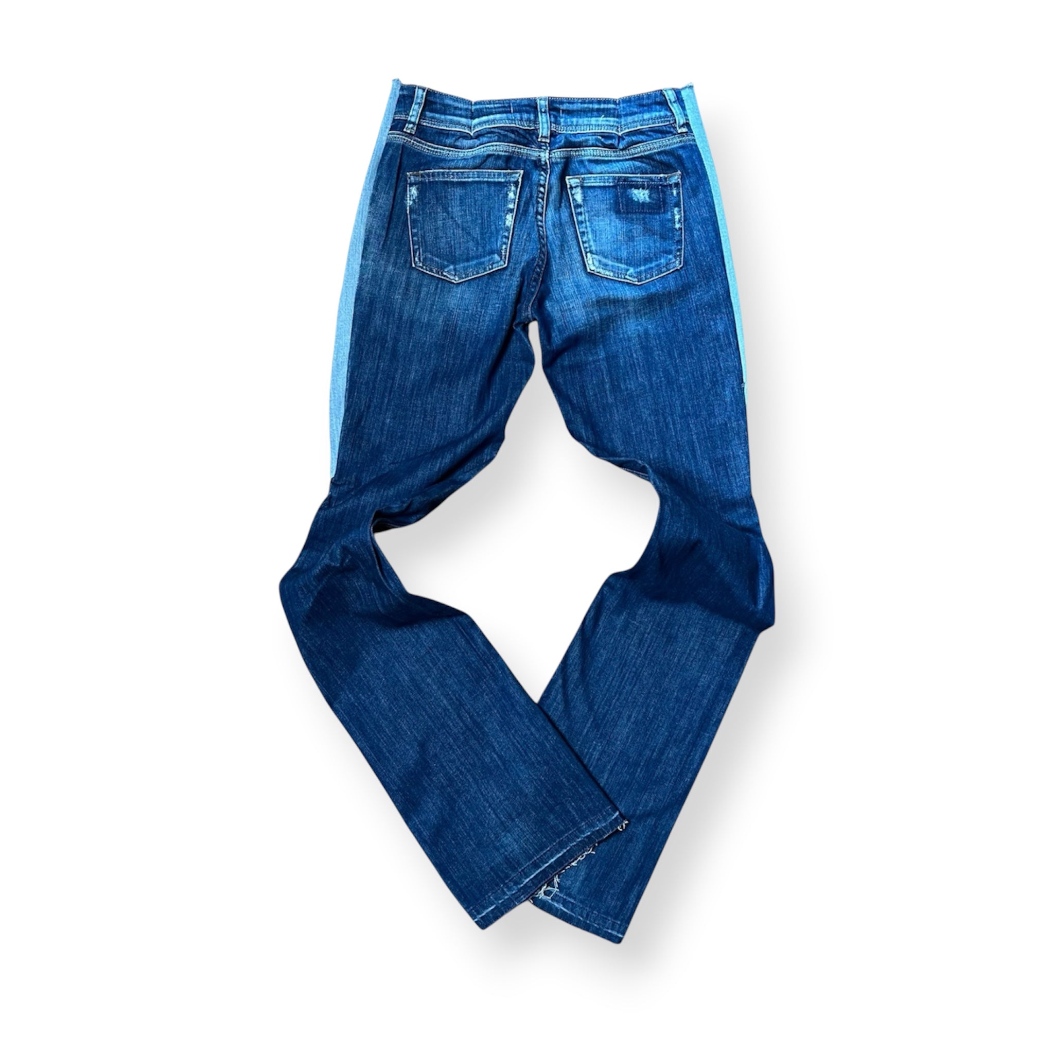 GOLDEN AURA LOW WAISTED LONG FLARE JEAN W30 L42