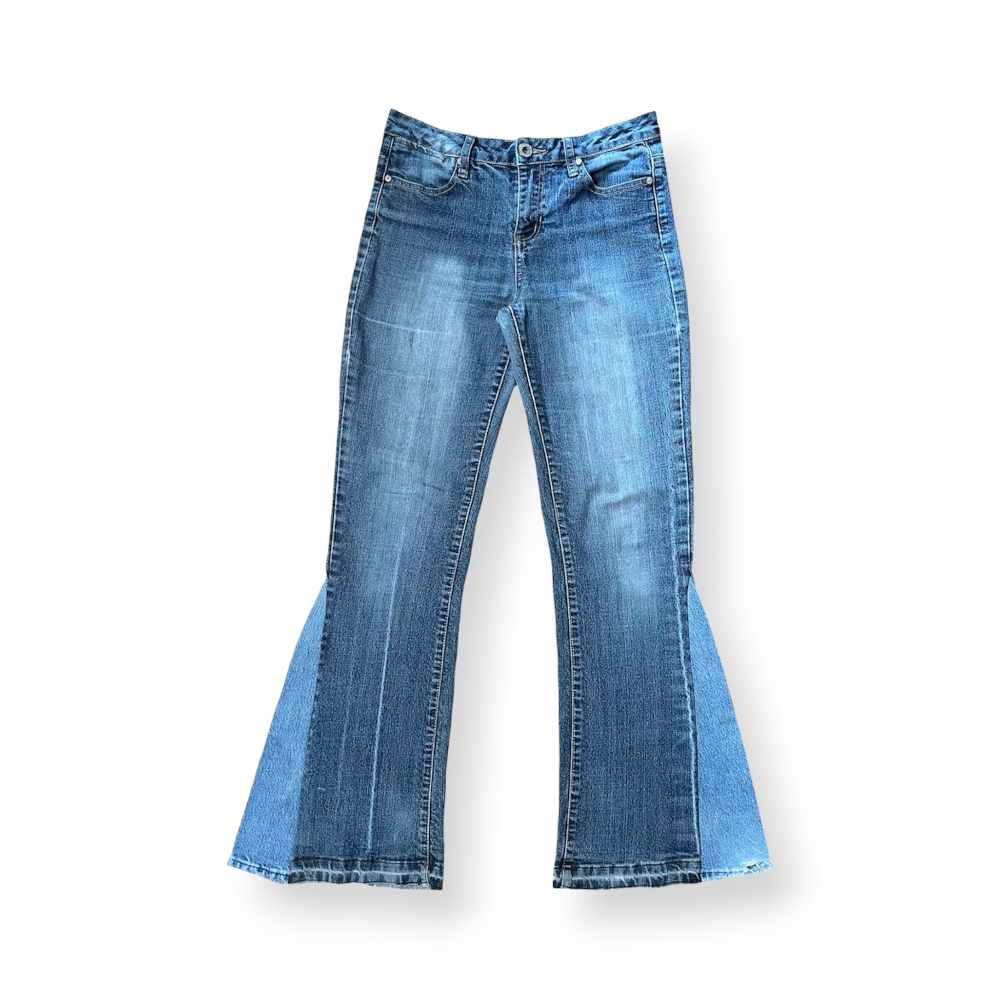 LOW WAISTED CONTRAST FLARE JEAN W28 L40 ONE OF ONE