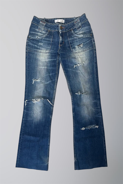 AURA DENIM RE WORK LOW WAISTED FLARE JEAN W29 L40