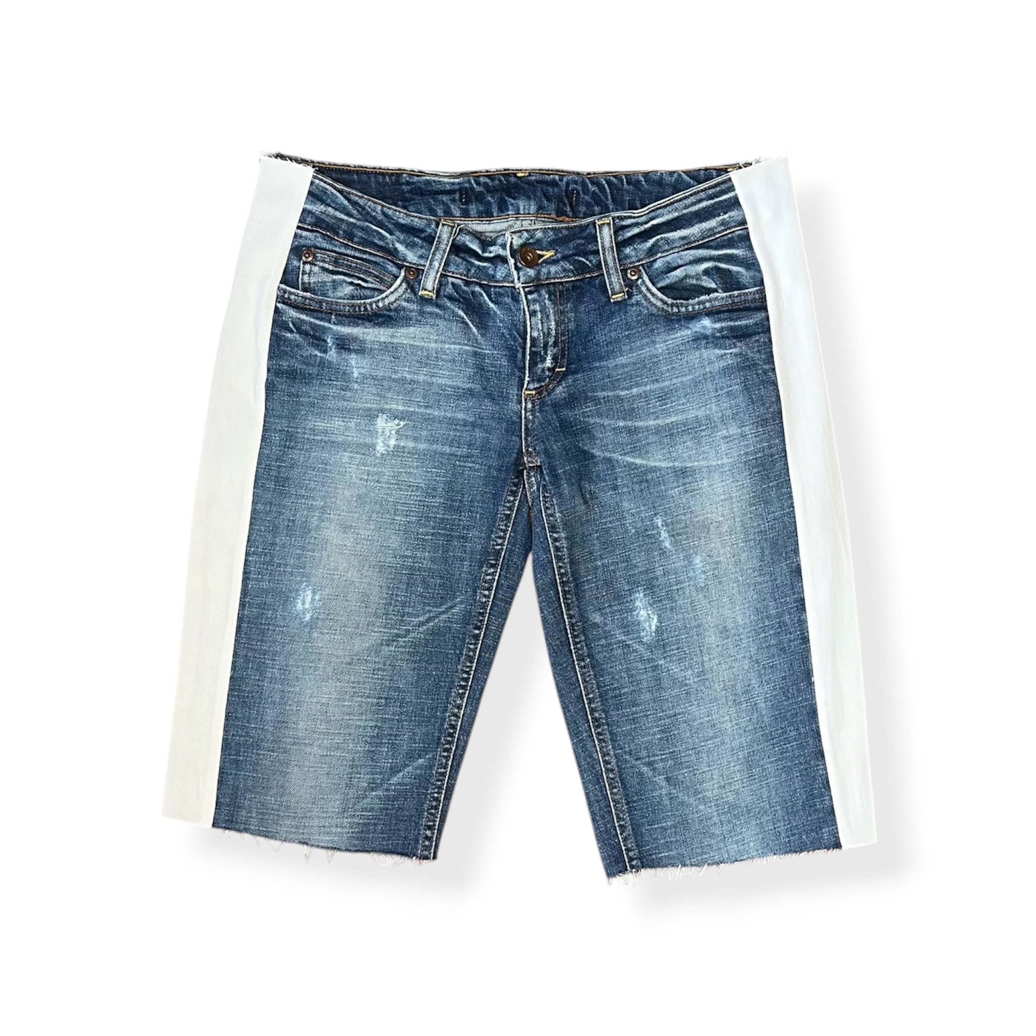 LOW WAISTED CONTRAST JORT W30 L20 ONE OF ONE