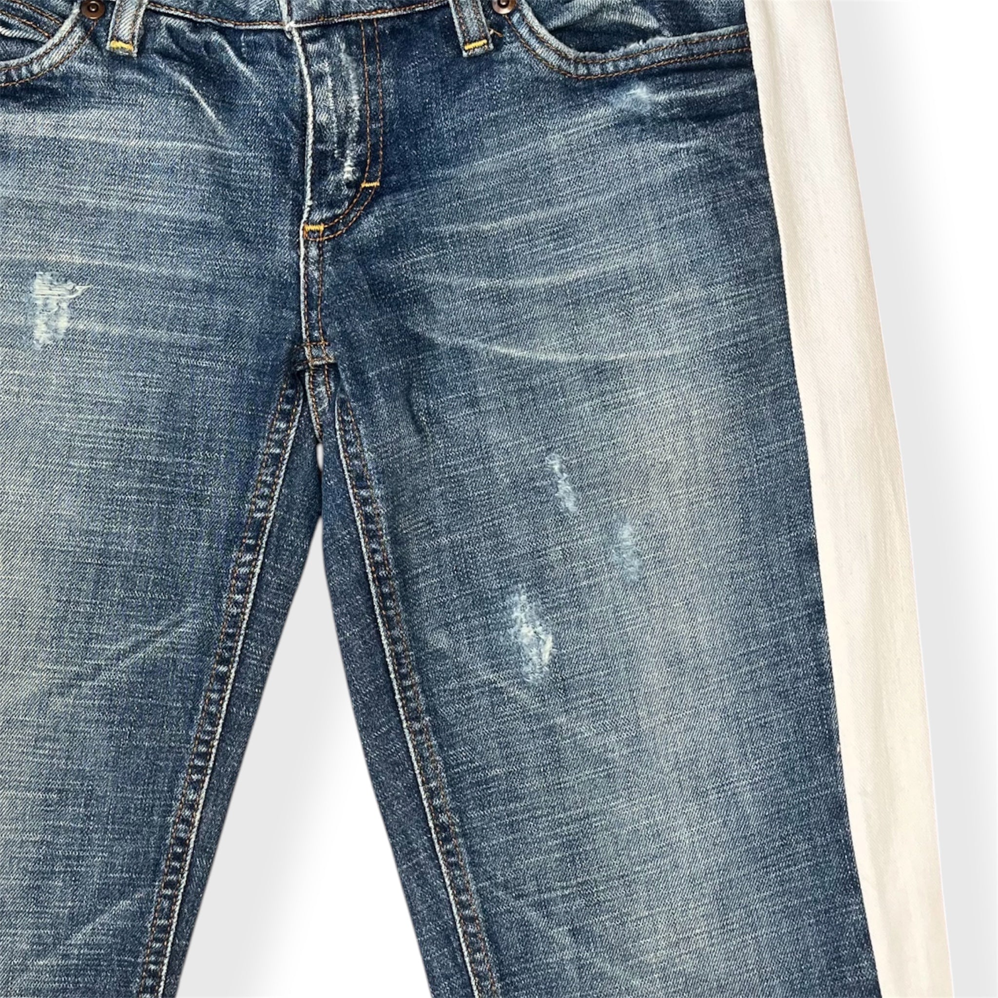 LOW WAISTED CONTRAST JORT W30 L20 ONE OF ONE