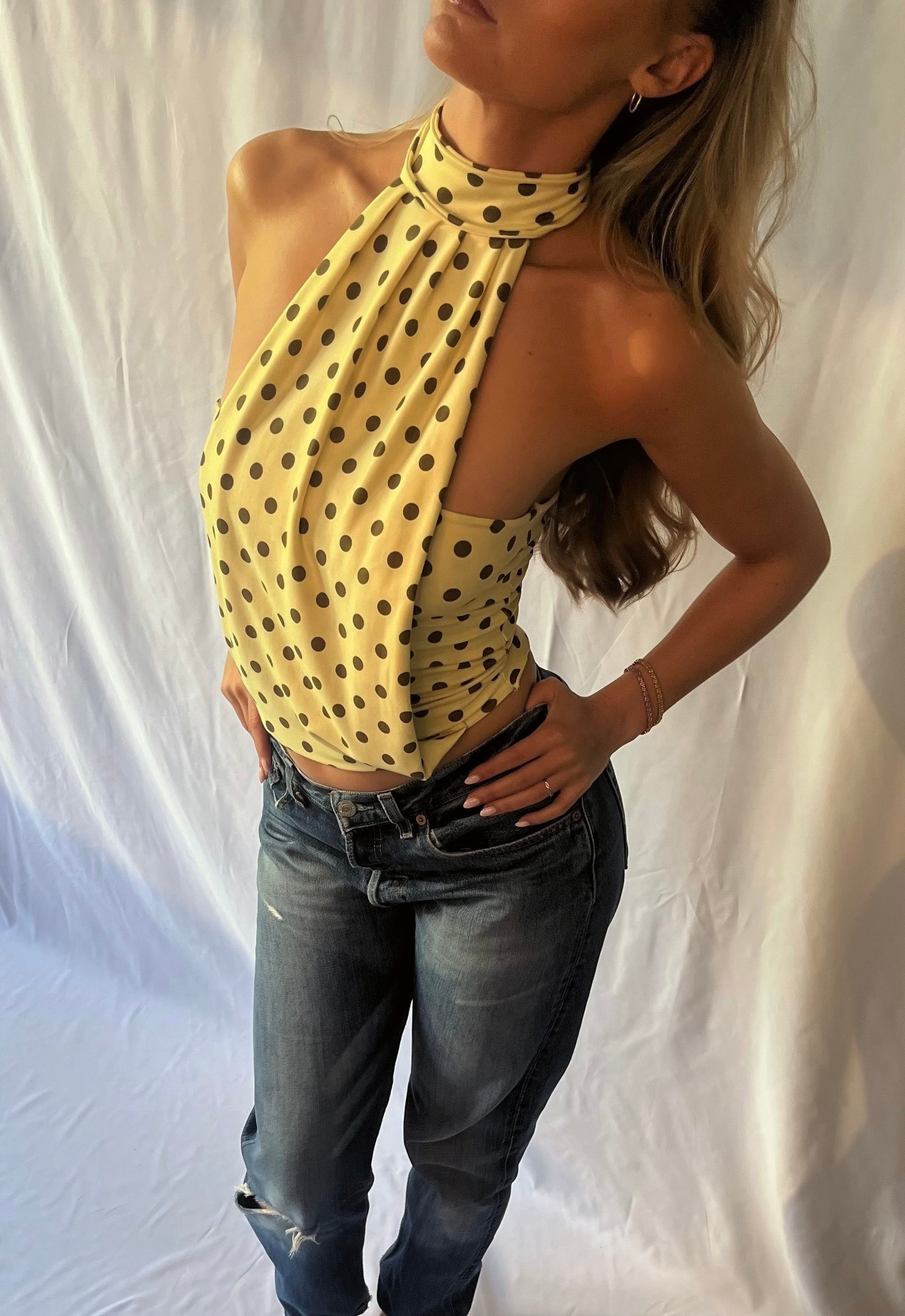 SORBET HALTER TOP